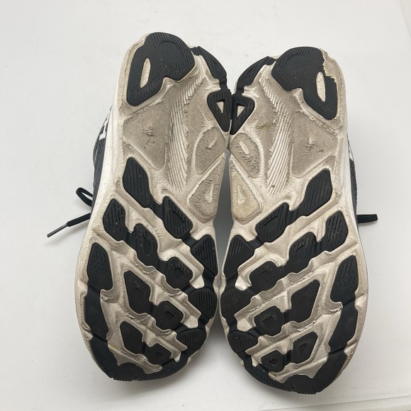 Hoka One One Sneakers Womens 8 B Clifton 9 1127896 BWHT Black Running Gym Shoes - Picture 9 of 10